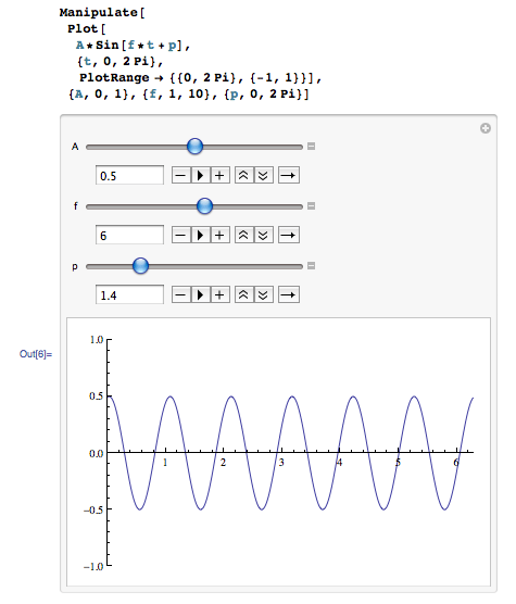 A Command For Outputting A List Of Parameter Values In A Manipulate Interface Mathematica Stack Exchange