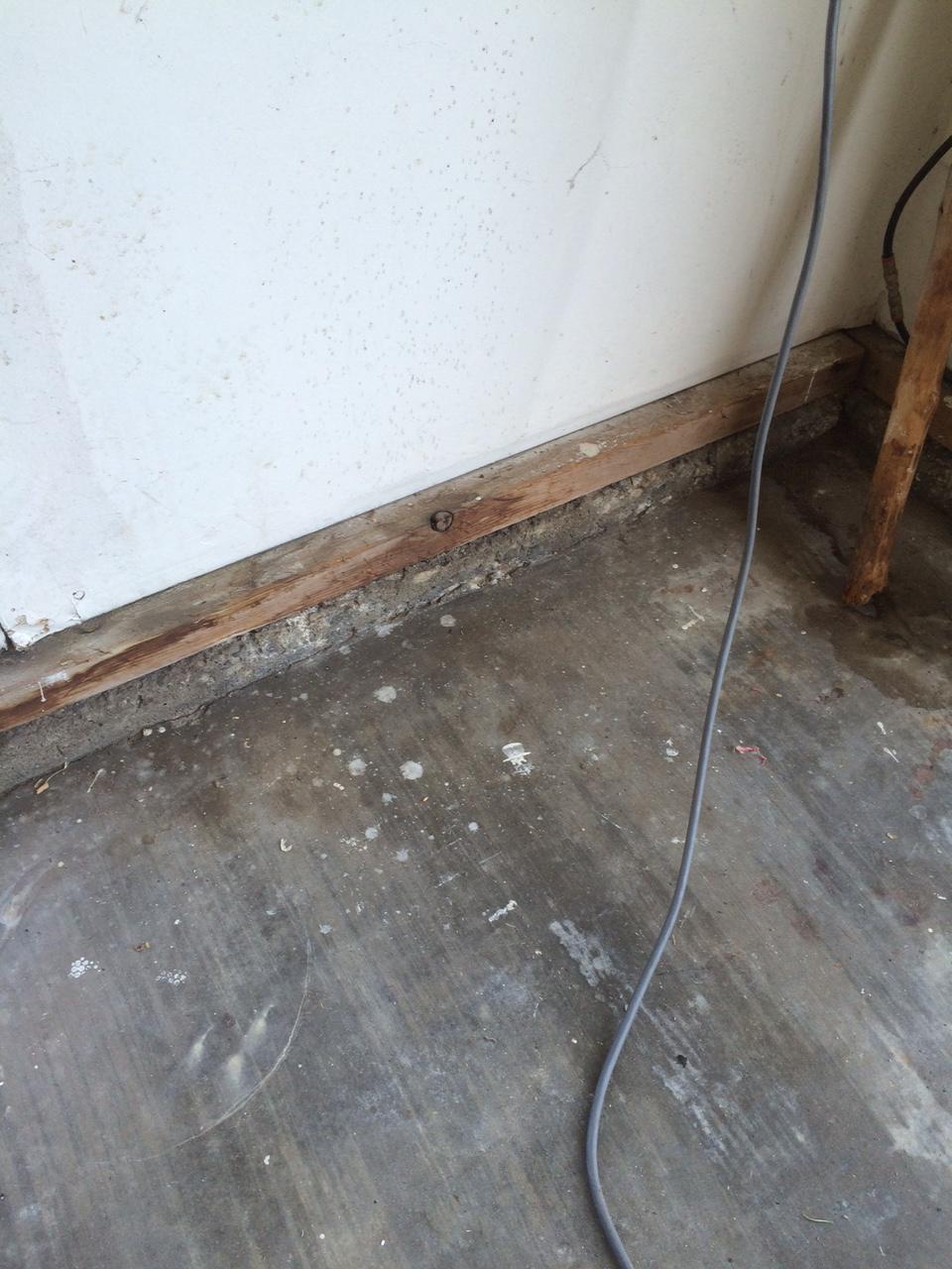 flooring How to seal garage floor edge Home Improvement Stack Exchange