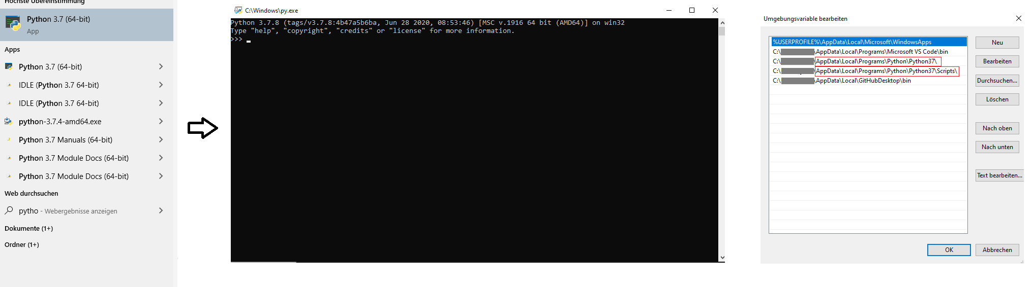 Python version conflict Stack Overflow
