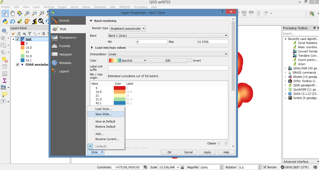 qgis How to create point symbols with smooth color gradient fill and associated legend