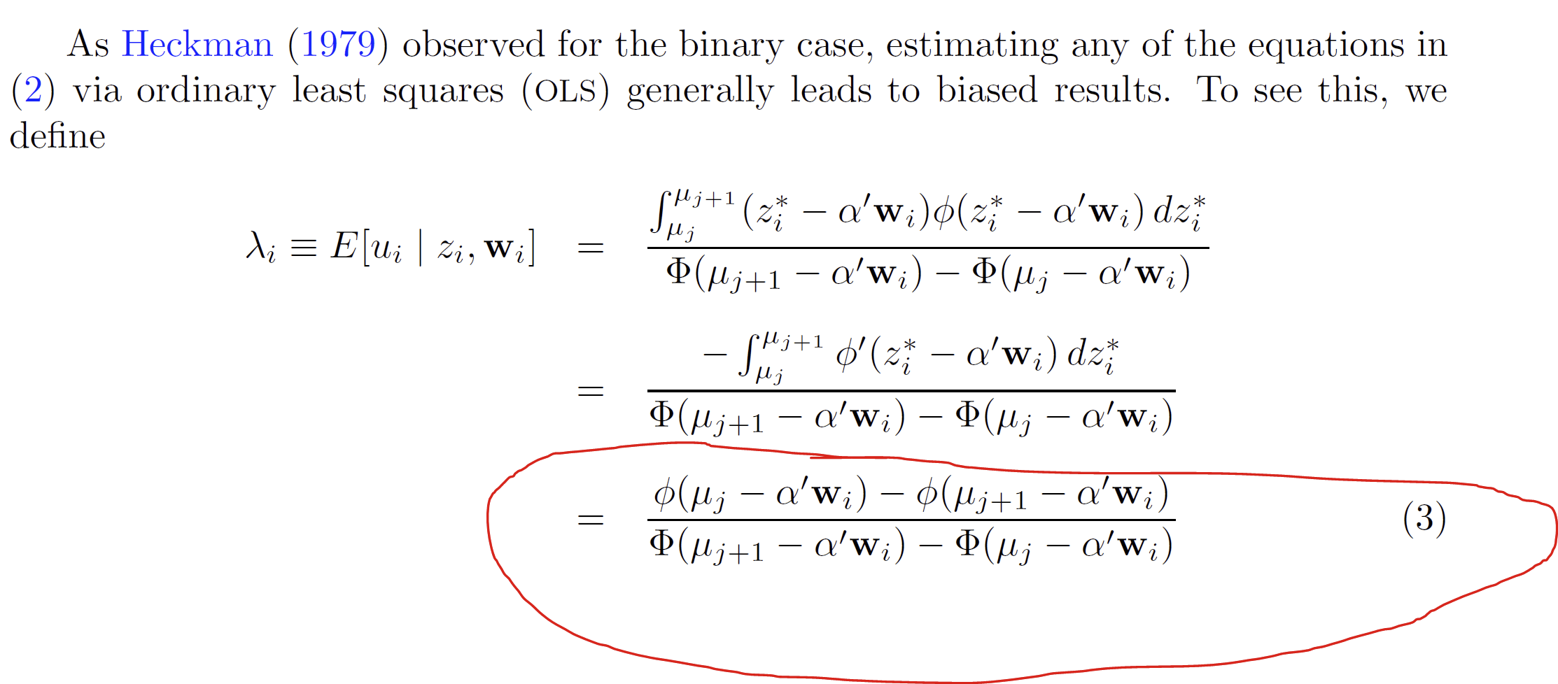 binomial distribution Calculating a variation of the inverse mills