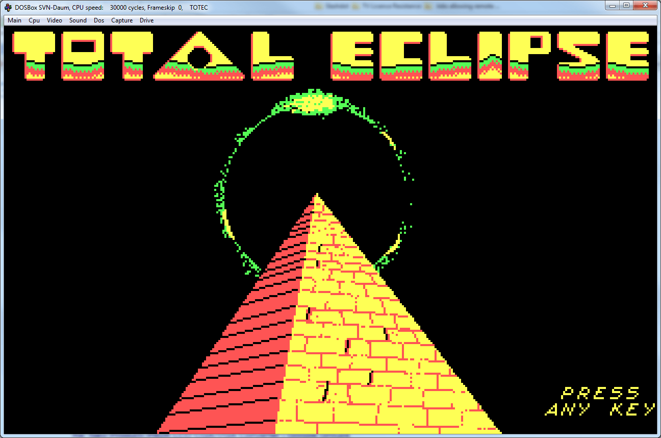 total eclipse What was "LCD CGA" graphics mode? Arqade