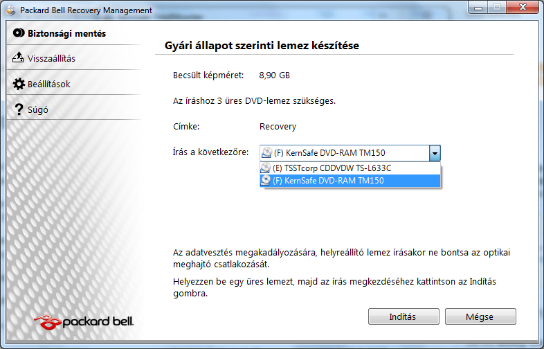 windows Virtual DVD/CD writer to emulate a physical writer and