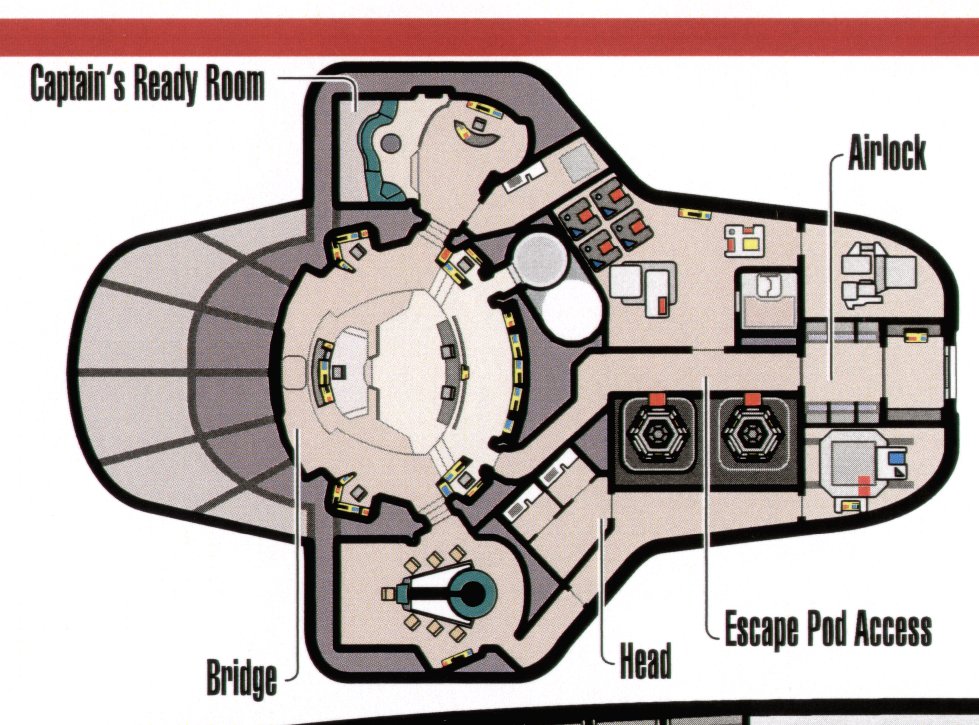 star trek Where does the second door in Captain Janeway's 'Ready Room