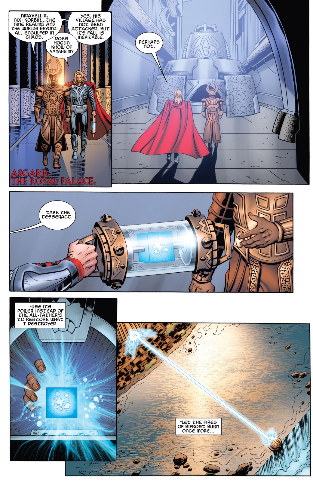 marvel How did Asgard's army travel to Vanaheim in Thor The Dark