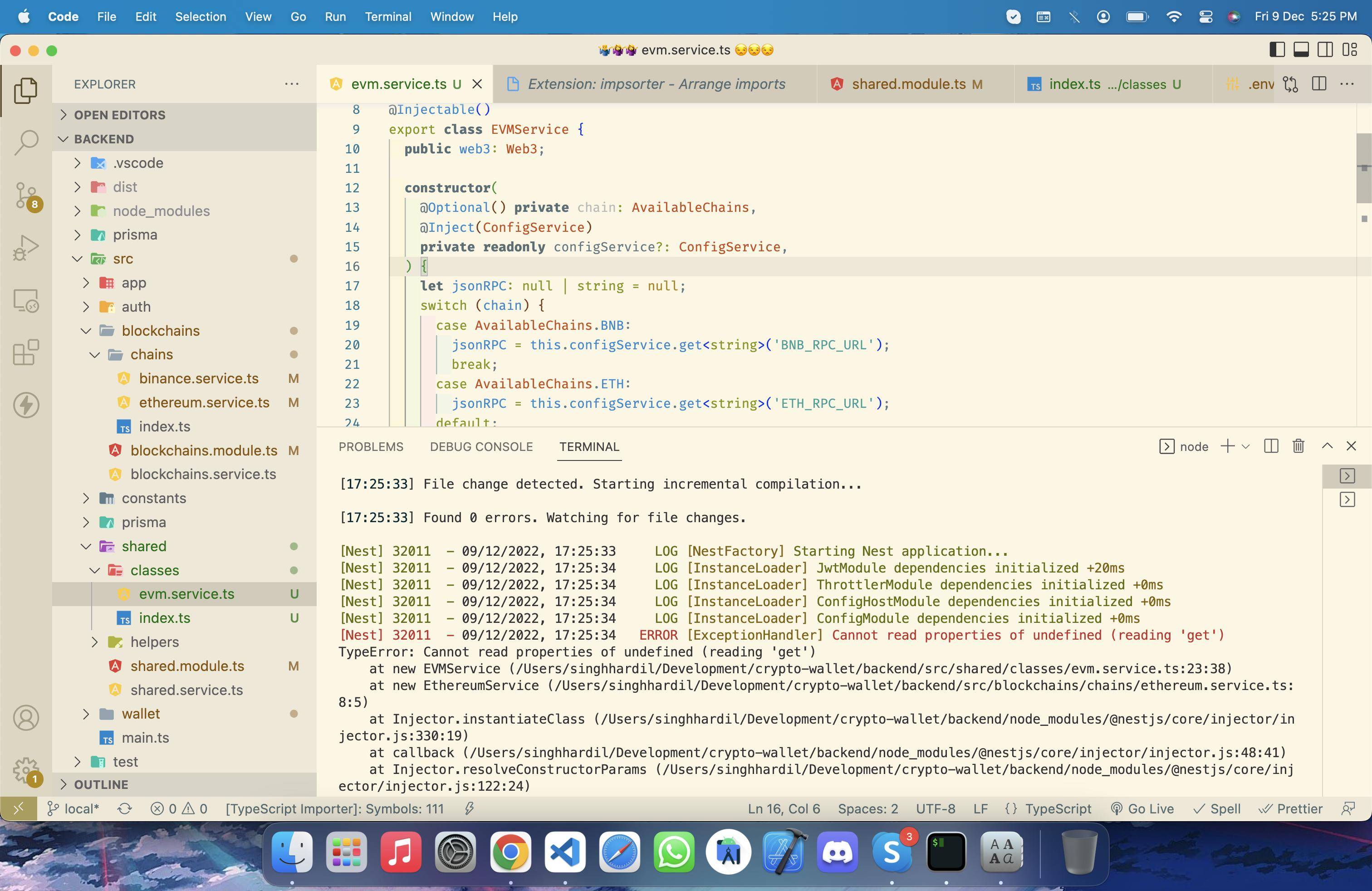 nestjs Why is my Config service injection not working Stack Overflow
