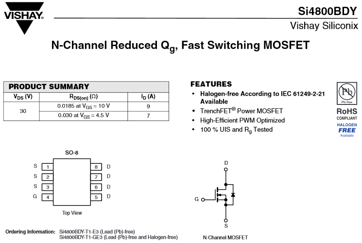 N Mosfet with 8 pinout ElectronicsXchanger QueryXchanger