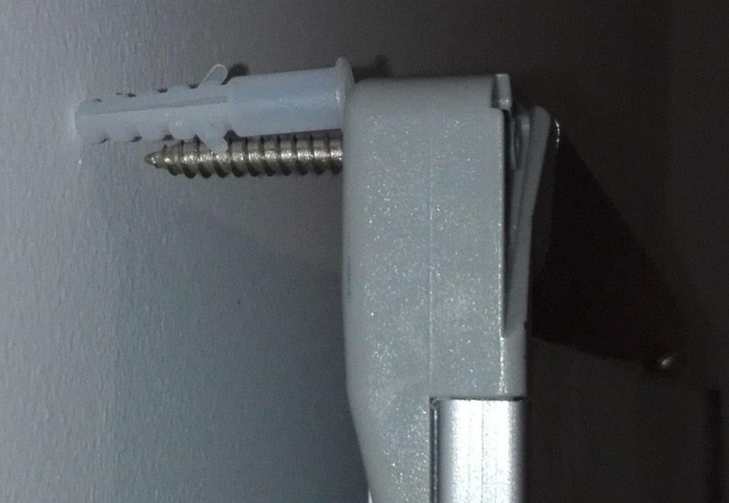 Proper sized screws to attach whiteboard on wall Home Improvement