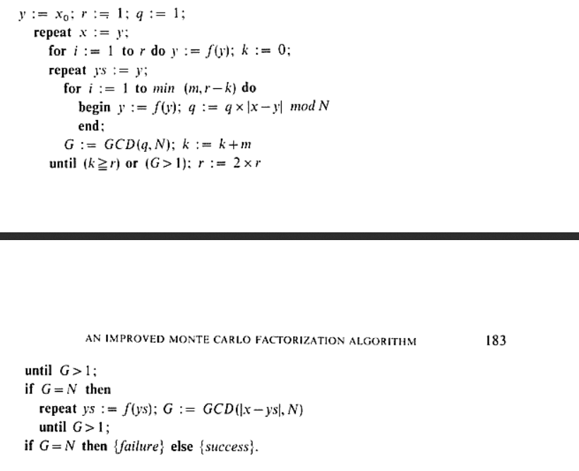 number theory Which values can be random in Pollard's factorization