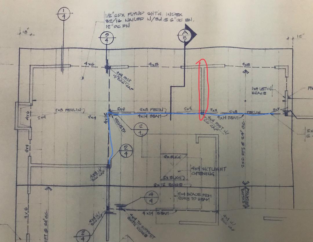 remodeling Is this wall loadbearing (Blue prints included)? Home