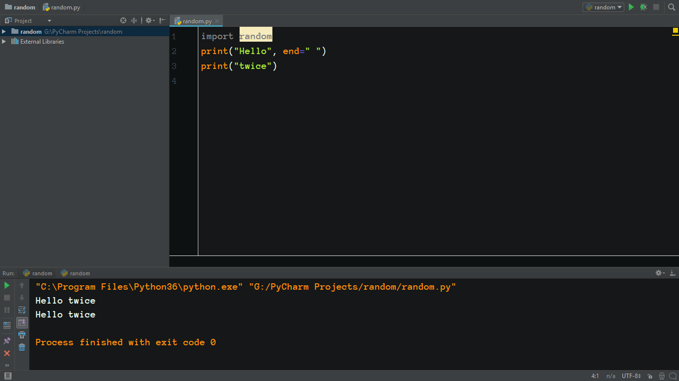 Why is this python code running twice Stack Overflow