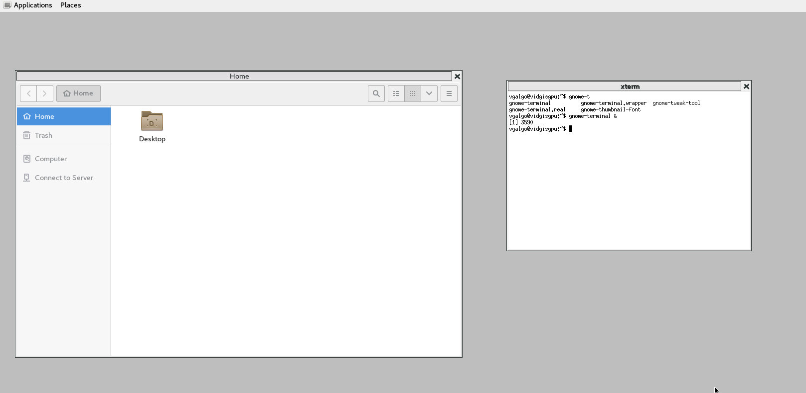 VNC session on Ubuntu 16 with Gnome looks like gray "theme" Ask Ubuntu