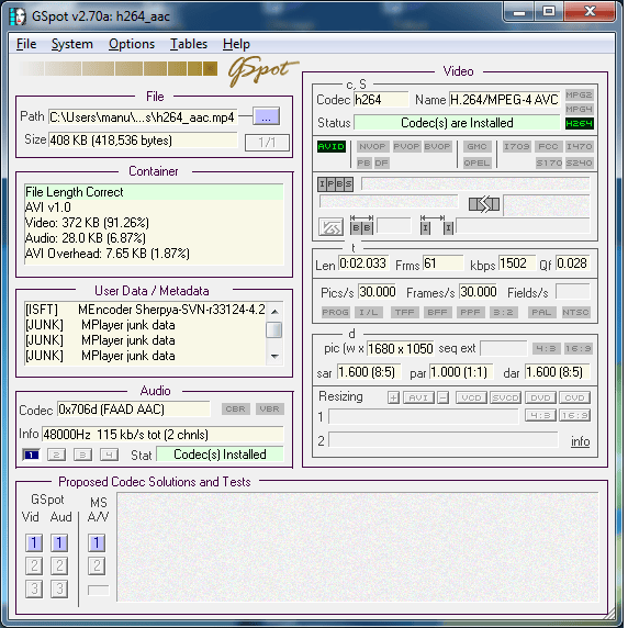 video encoding Opening a AAC/h264 file in Sony Vegas Movie Studio HD Platinum 11.0 Super User