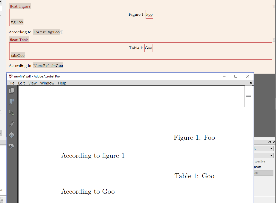 tables hyperlinked cross referencing in Lyx TeX LaTeX Stack Exchange
