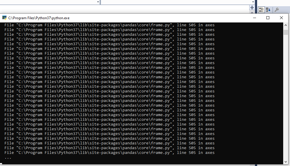 python 3.x Error trying to inherit from pandas DataFrame, when