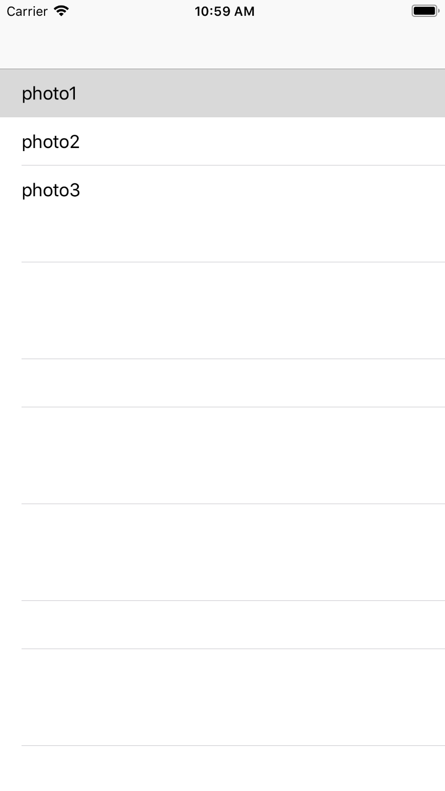 swift TableView to display different images on new controller Stack
