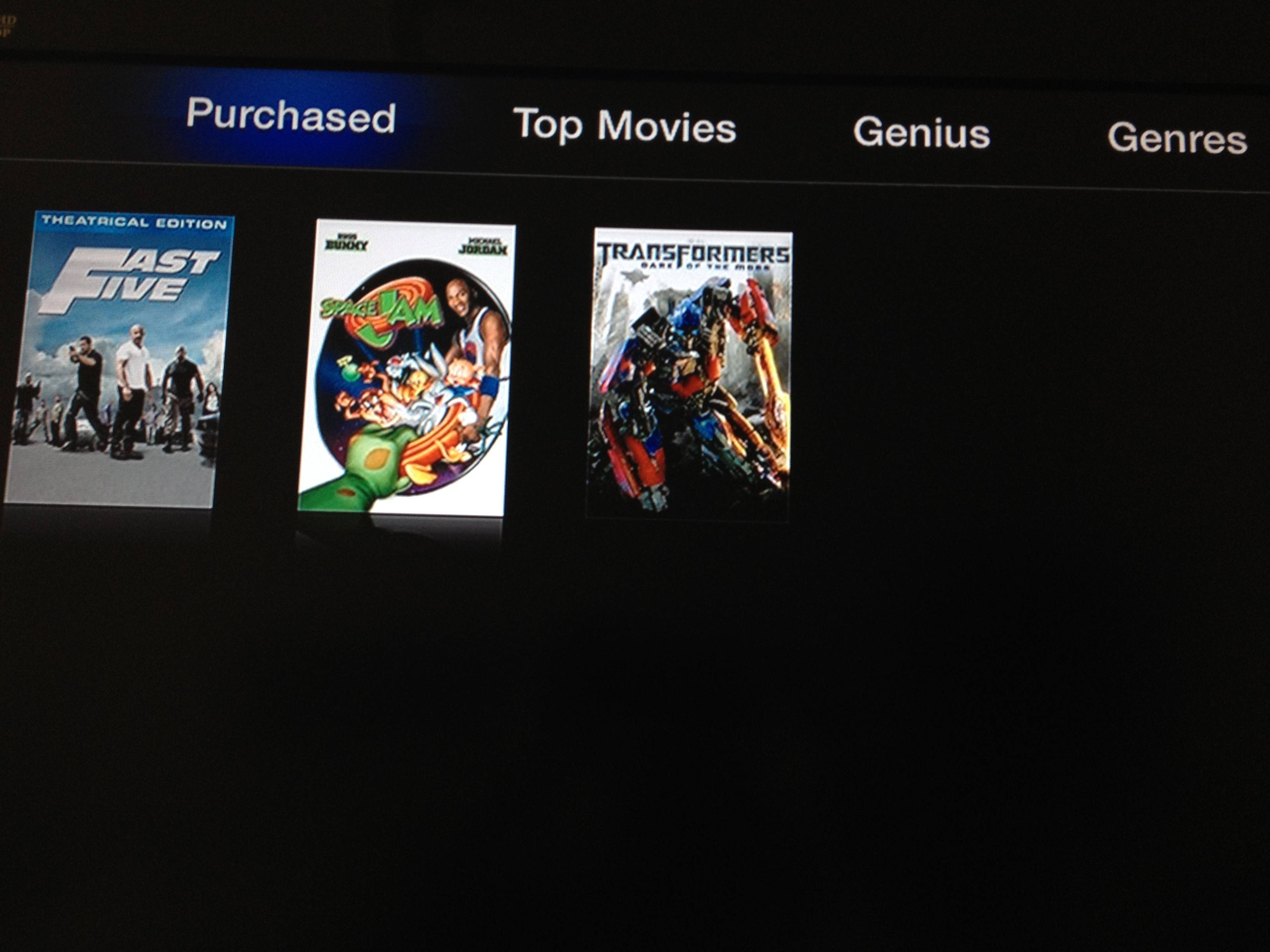 appletv Can't stream iTunes purchased movie from Mac to Apple TV
