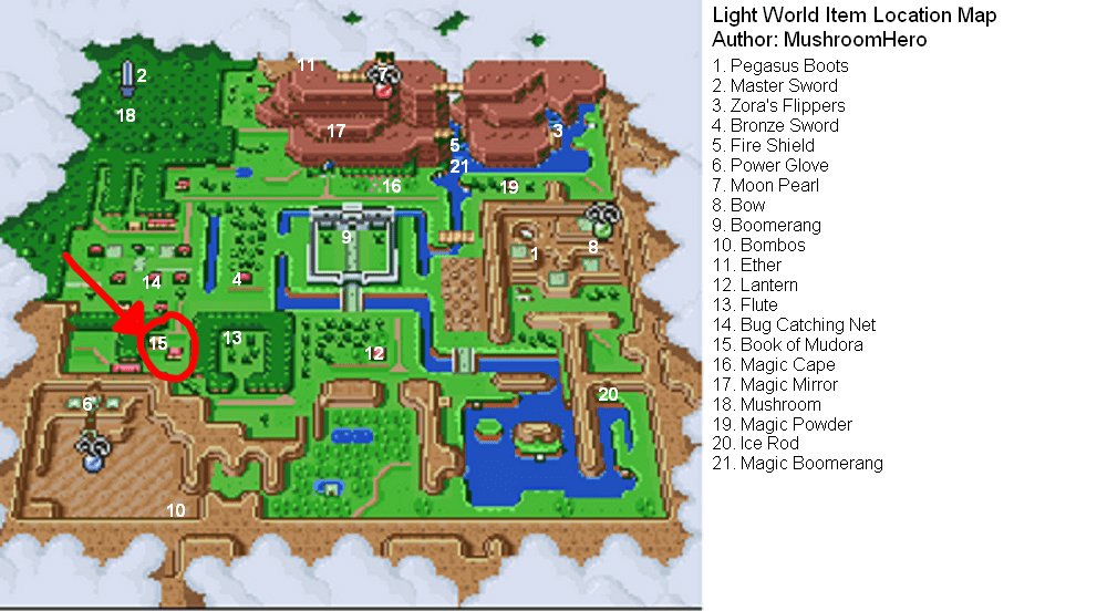 zelda link to the past Where can I find the book of Mudora? Arqade