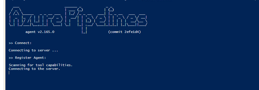 azure devops Add environment to Pipeline stuck in "connecting to