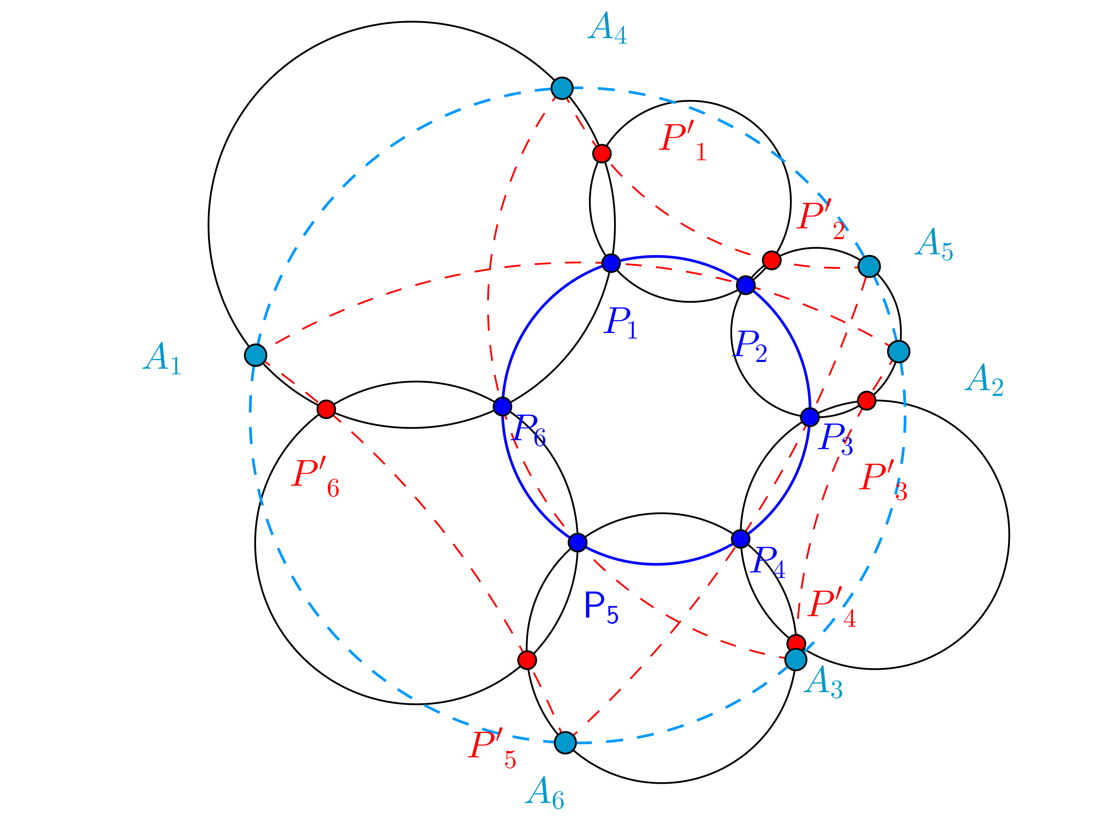 geometry Another chain of six circles Mathematics Stack Exchange