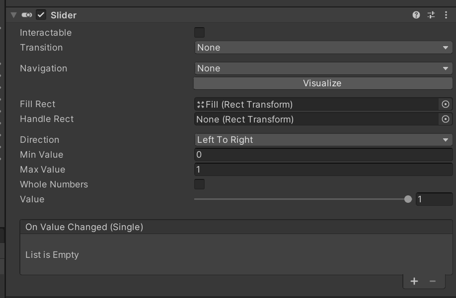 user interface Life bar resize with slider Unity Stack Overflow