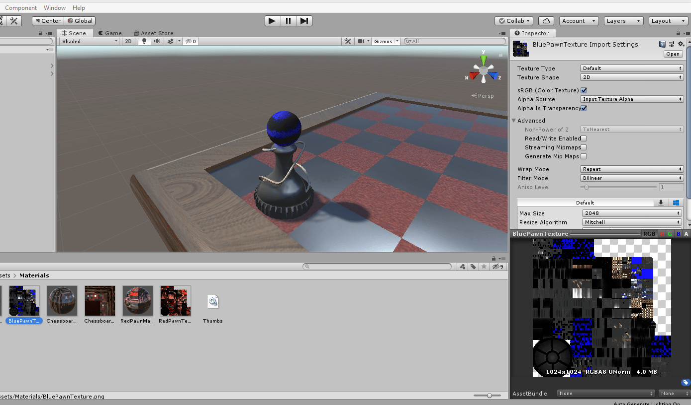 uv Transparent Material in Blender but not in Unity Blender Stack