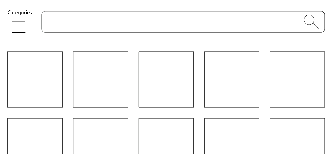 navigation Left sidebar vs top bar categories in layout