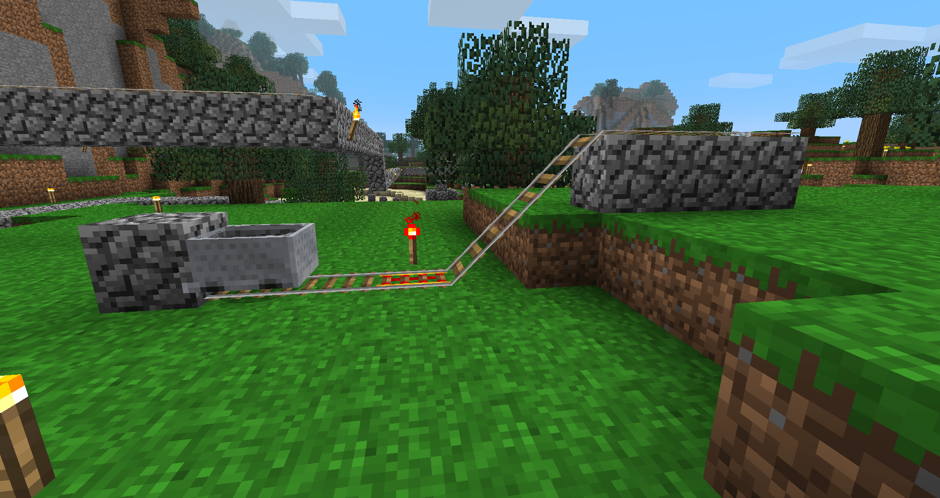 minecraft java edition How often is a Powered Rail required to keep