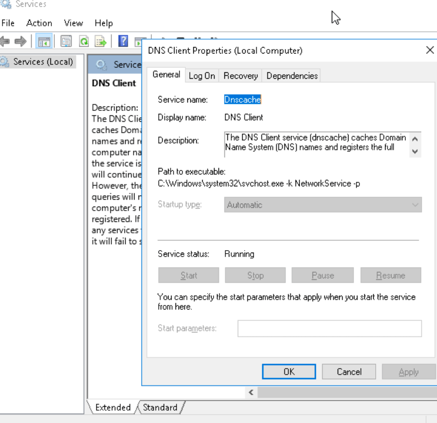 Windows How to troubleshoot a Windows 10 service which does not let