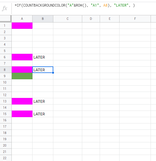 Google Spreadsheet Change Cell Color If Statement Fr AsriPortal