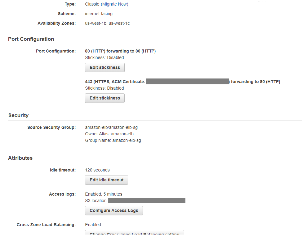 amazon web services How long until idle timeout changes take effect