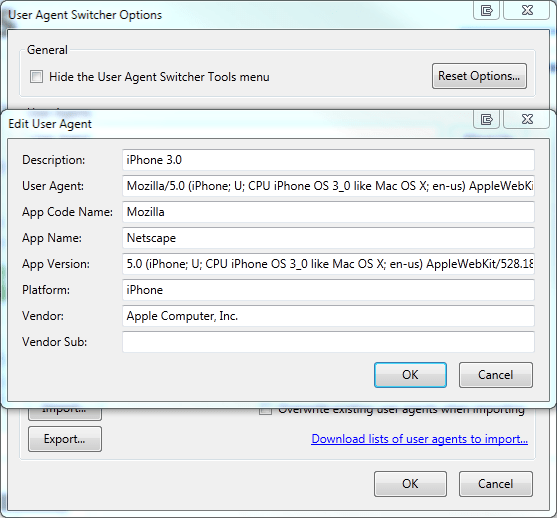 Chrome Change User Agent String Quick and Easy.