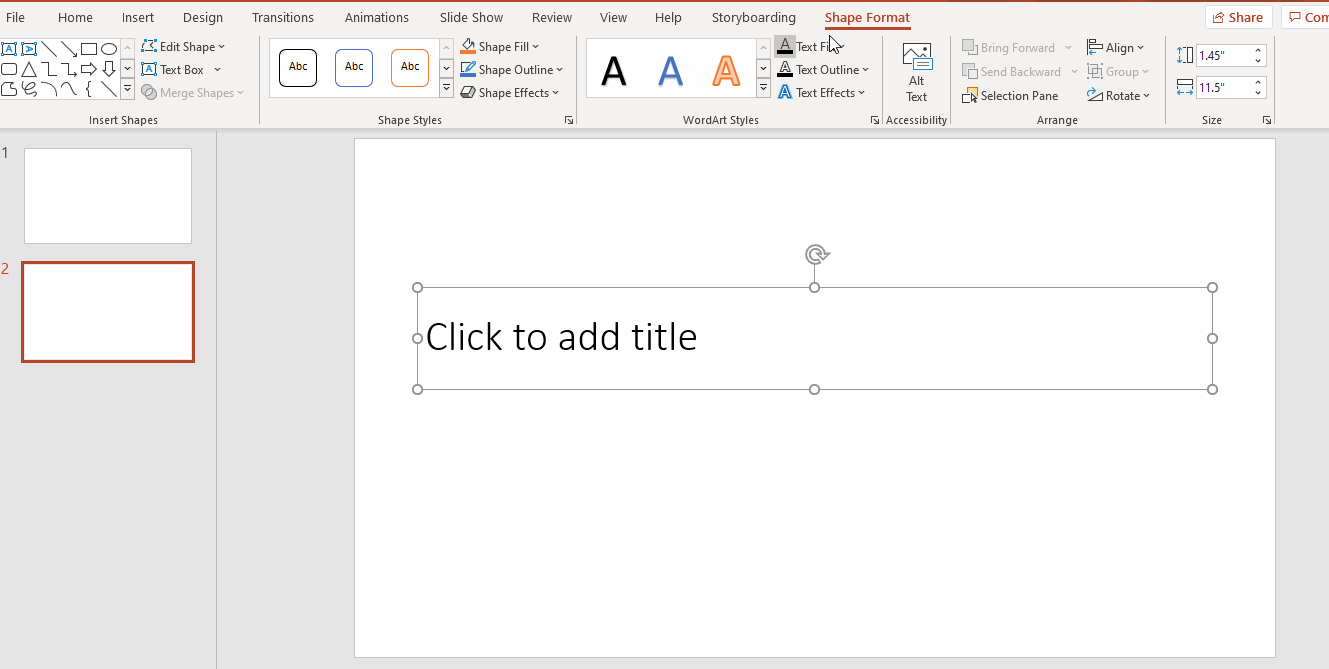 microsoft office Curved text in Powerpoint with vertical letter