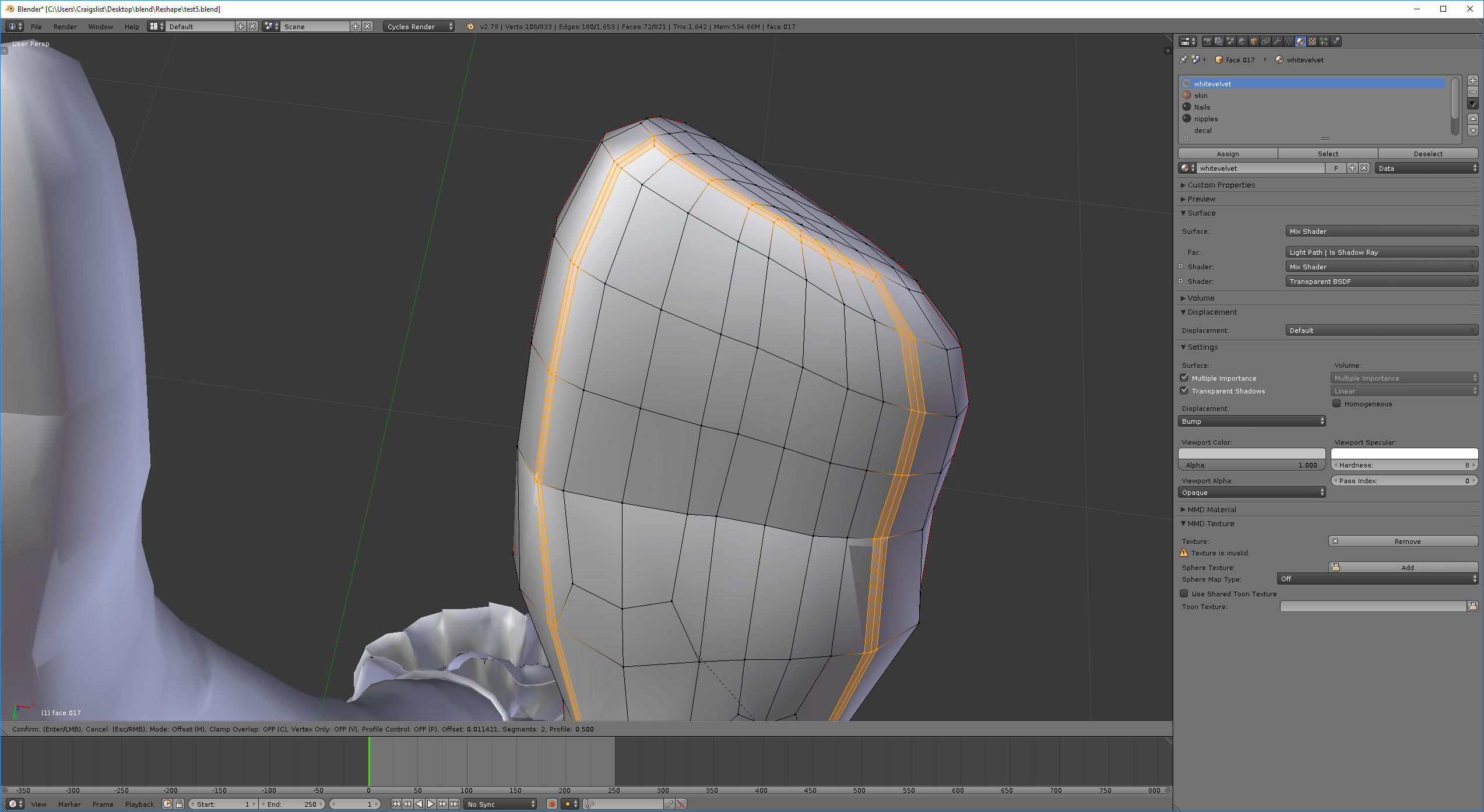 How to easily add cloth seam channel to a model GrindSkills