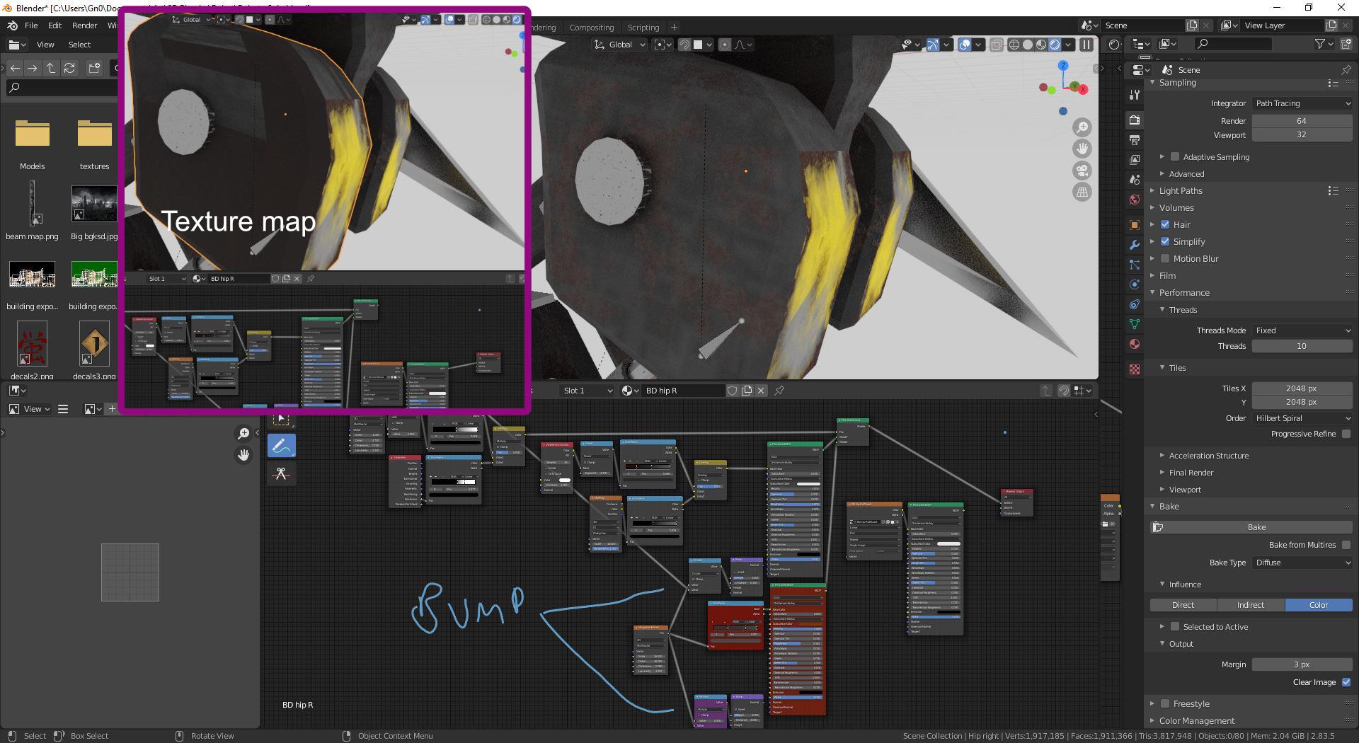 Texture bake doesn't match viewport Blender Stack Exchange