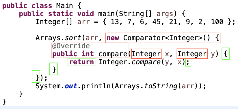 Sort Int array using lamda java 8 Stack Overflow