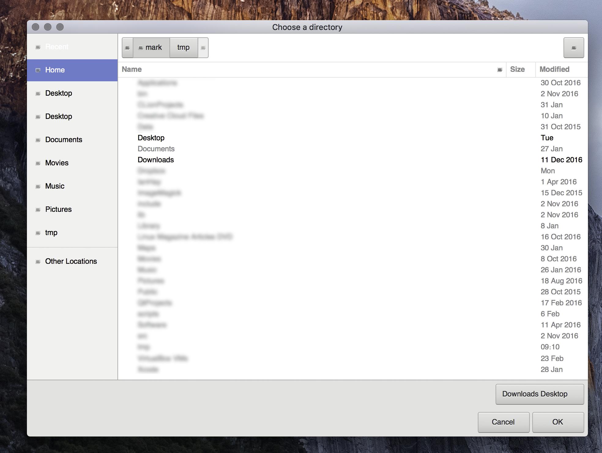 bash Directory select with Zenity Stack Overflow