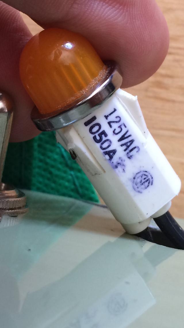Electronic What does 125VAC mean on a small indicator bulb Valuable