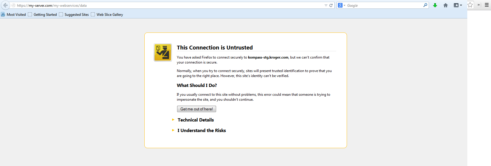 PKIX path validation failed java.security.cert