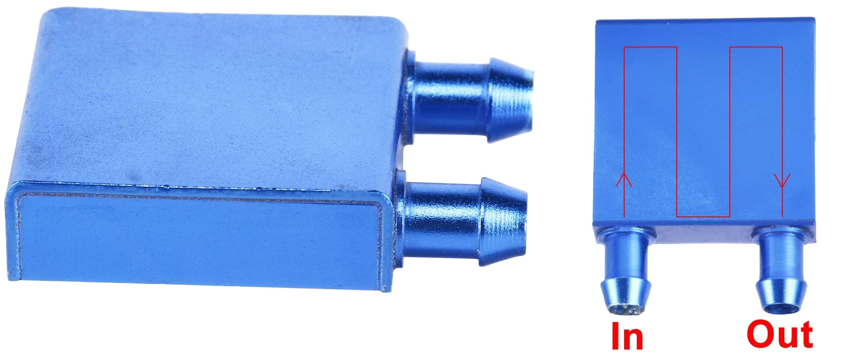 Watercooling stepper motor with aluminum block 3D Printing Stack