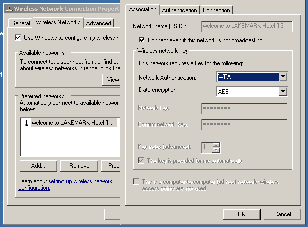 Connecting an old computer to wifi configuration Super User