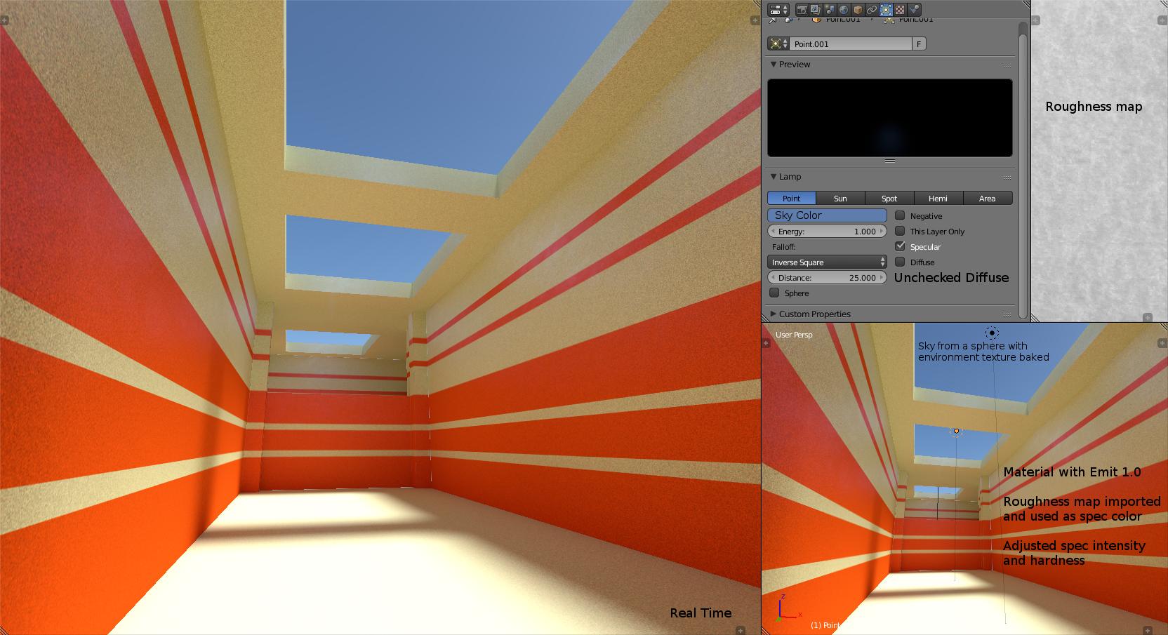 shaders How can i add specularity, shadows and decals on top of a