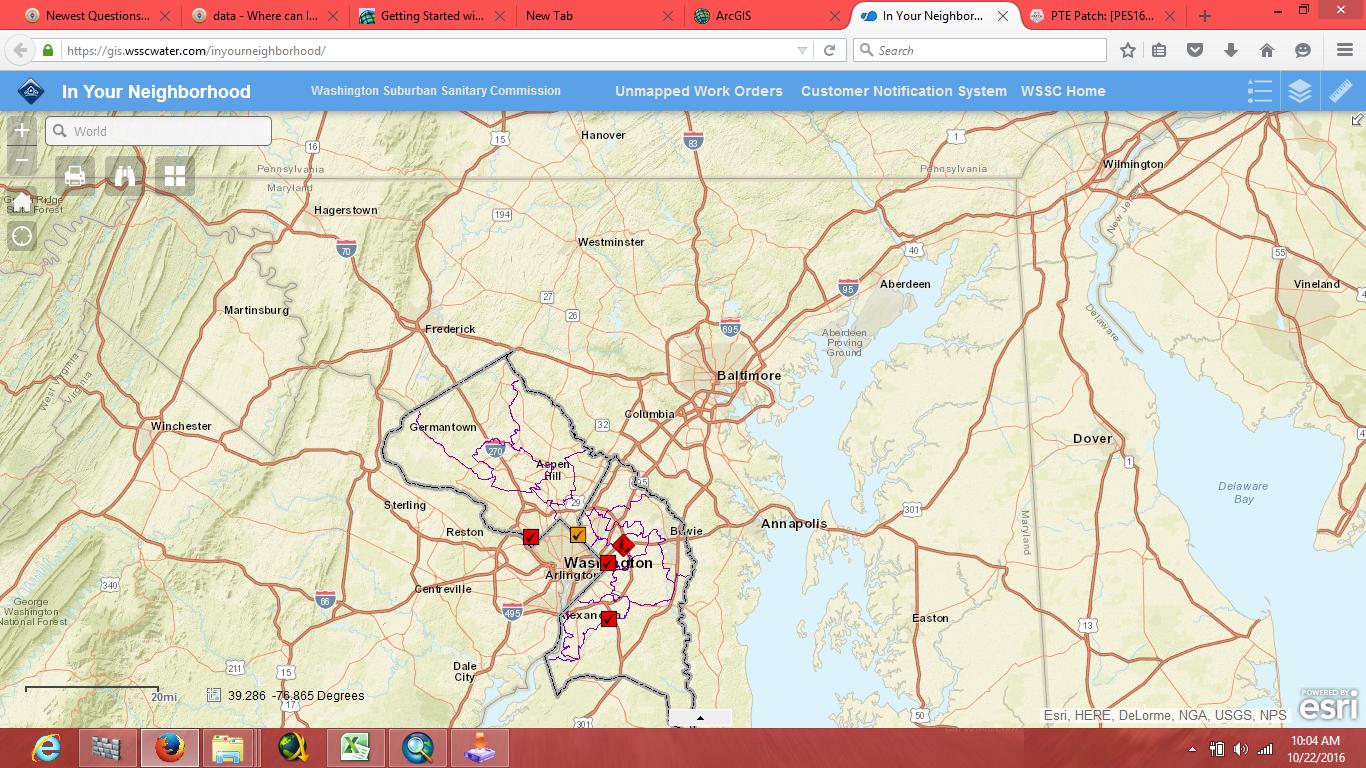 Washington Dc Gis Map Data - Where Can I Find Gis Dataset (.Shp, .Gdb, Etc) On Washington Dc Lead Pipes? - Geographic Information Systems Stack Exchange