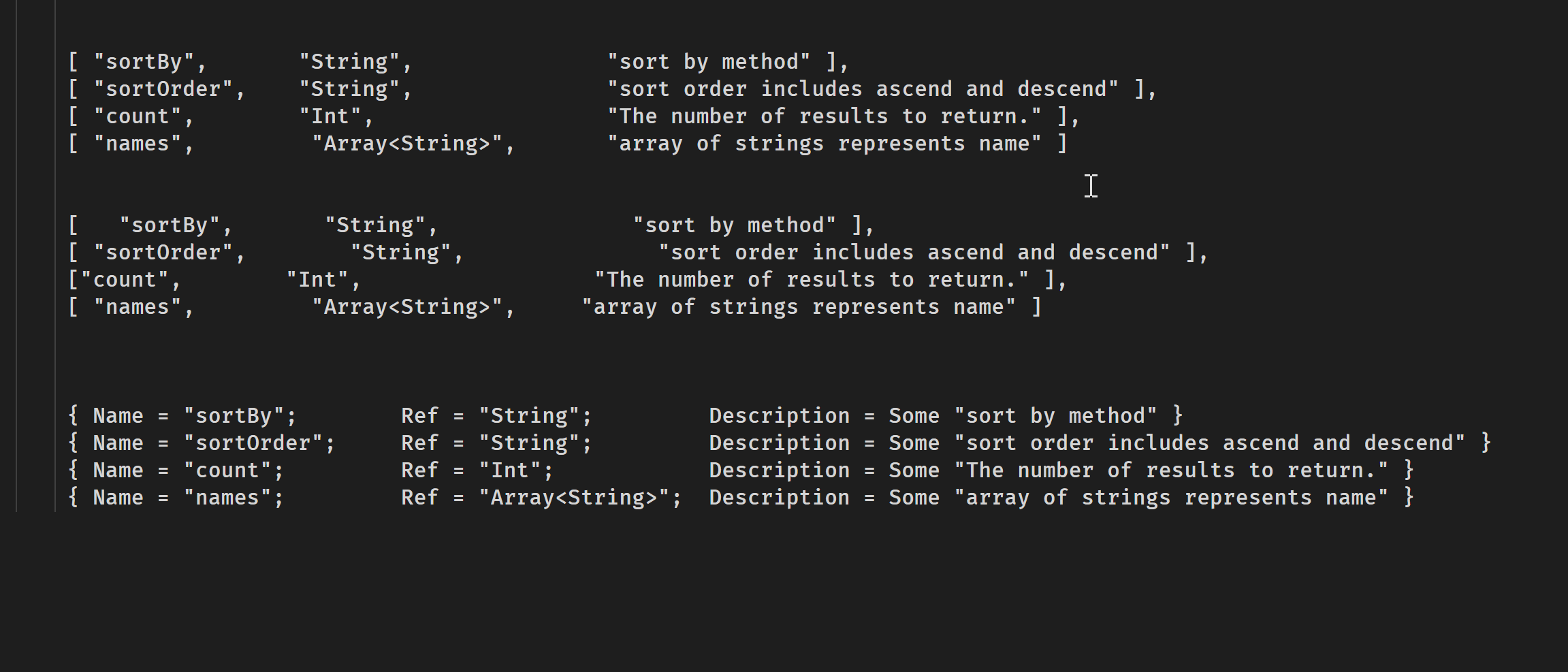 regex how to match and replace the repeated group patterns and align