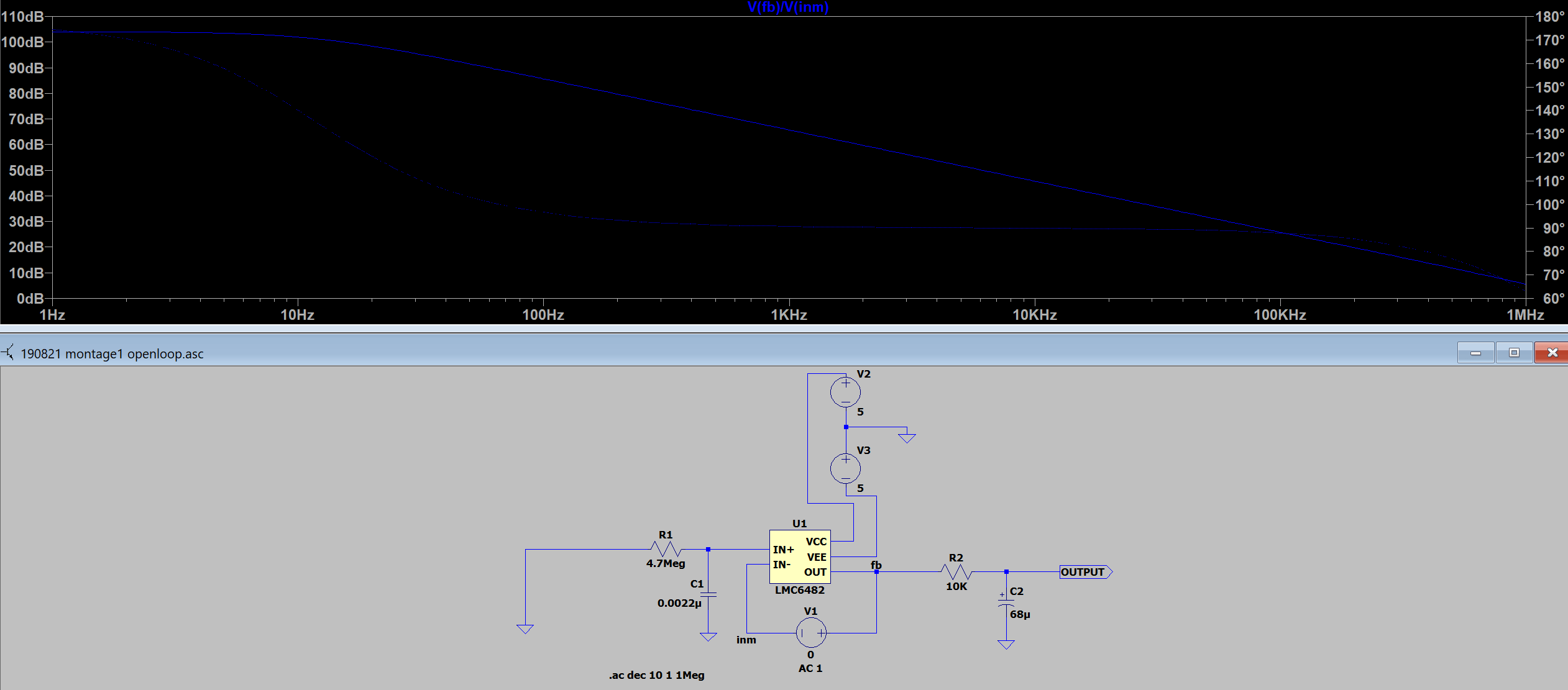 operational amplifier Opamp circuit stability (LTspice) Electrical