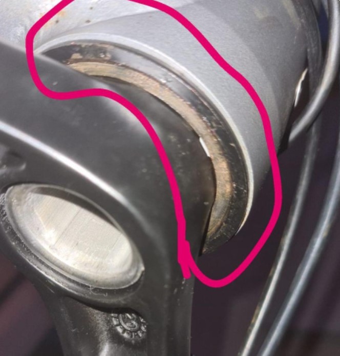 mountain bike Problems installing new suspension fork Bicycles