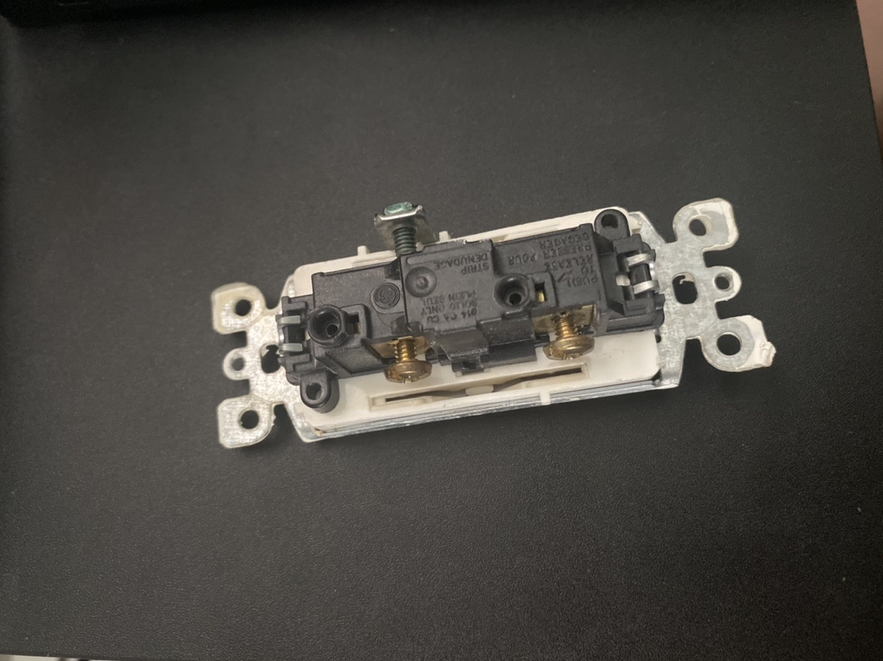 electrical - 4 black wires for light switch box, 3 white w/ Picture