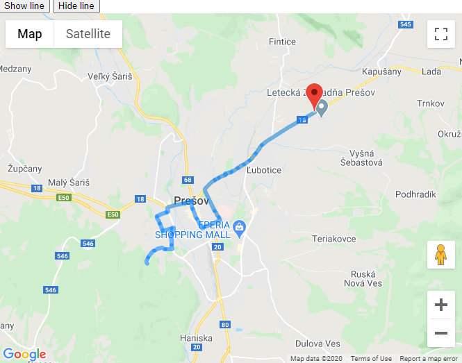Google Plot A Route path Google maps, plot a route with multiple markers, hide markers