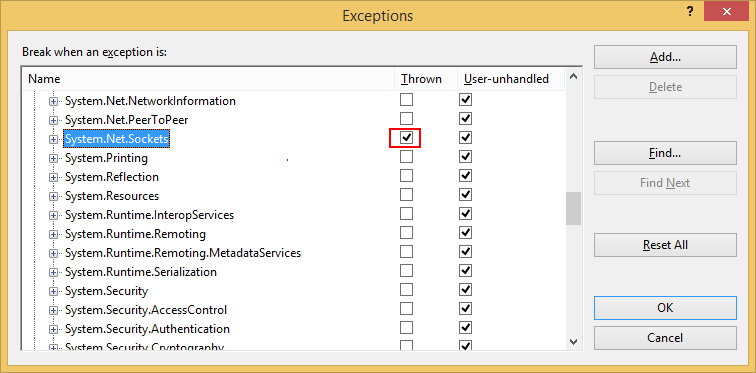 c How to handle Socket Exception Stack Overflow