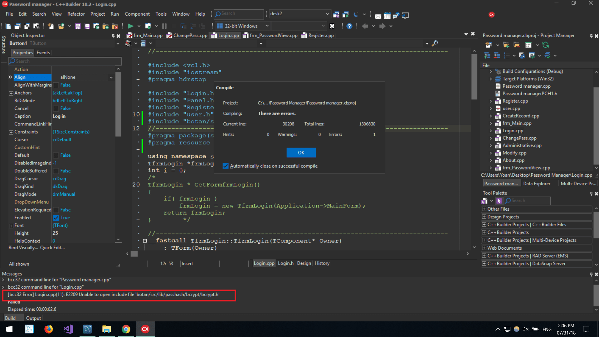 path C++ Builder linking and using external libraries? Stack Overflow